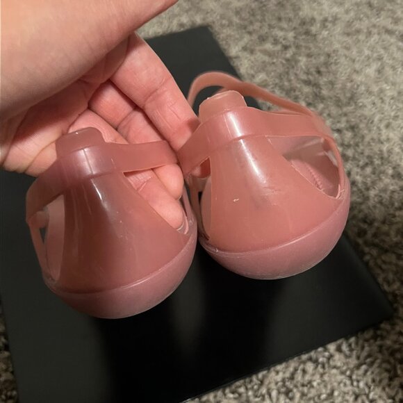 Crocs Pink Iconic Comfort Sandals sz 8 - Picture 4 of 6